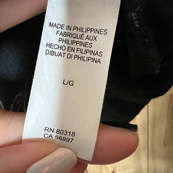 Lucky Brand Bundle Womens Large Black Navy Boho Tops Floral Embroidered Print L - Picture 15 of 16